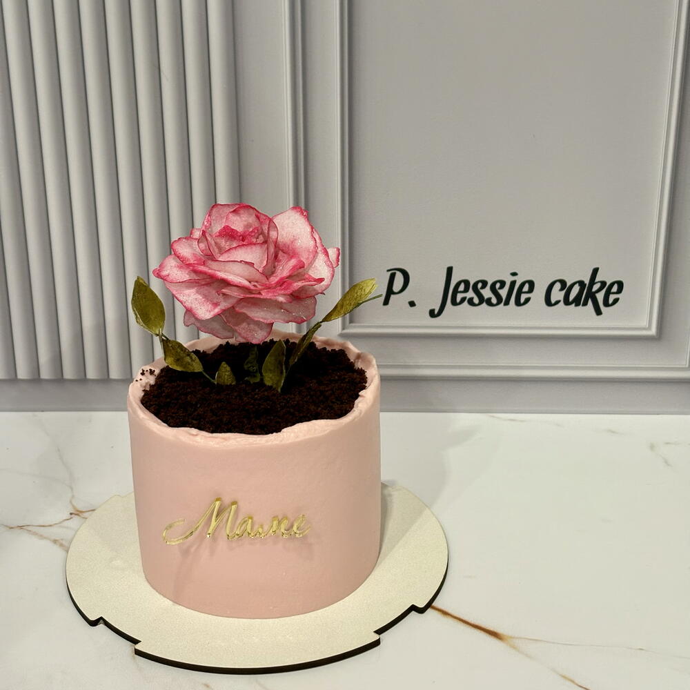 Бенто торт с цветком для Мамы