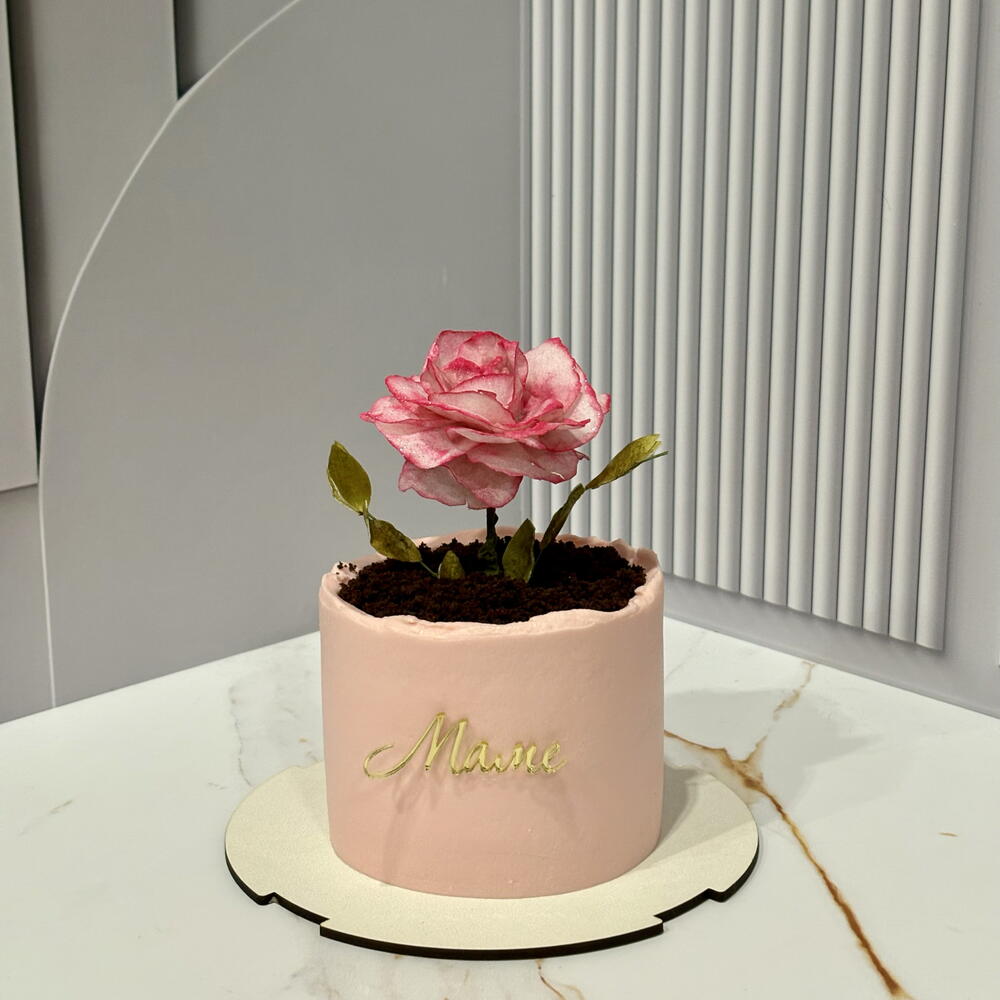 Бенто торт с цветком для Мамы