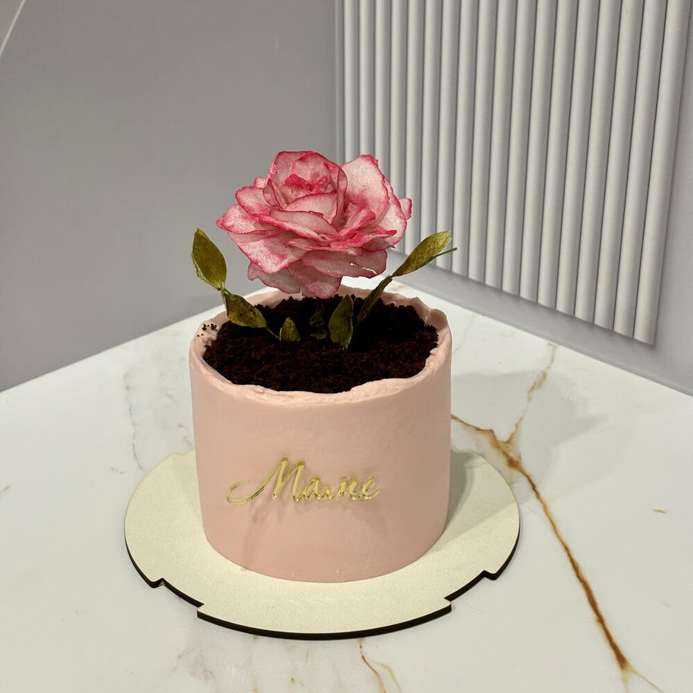 Бенто торт с цветком для Мамы