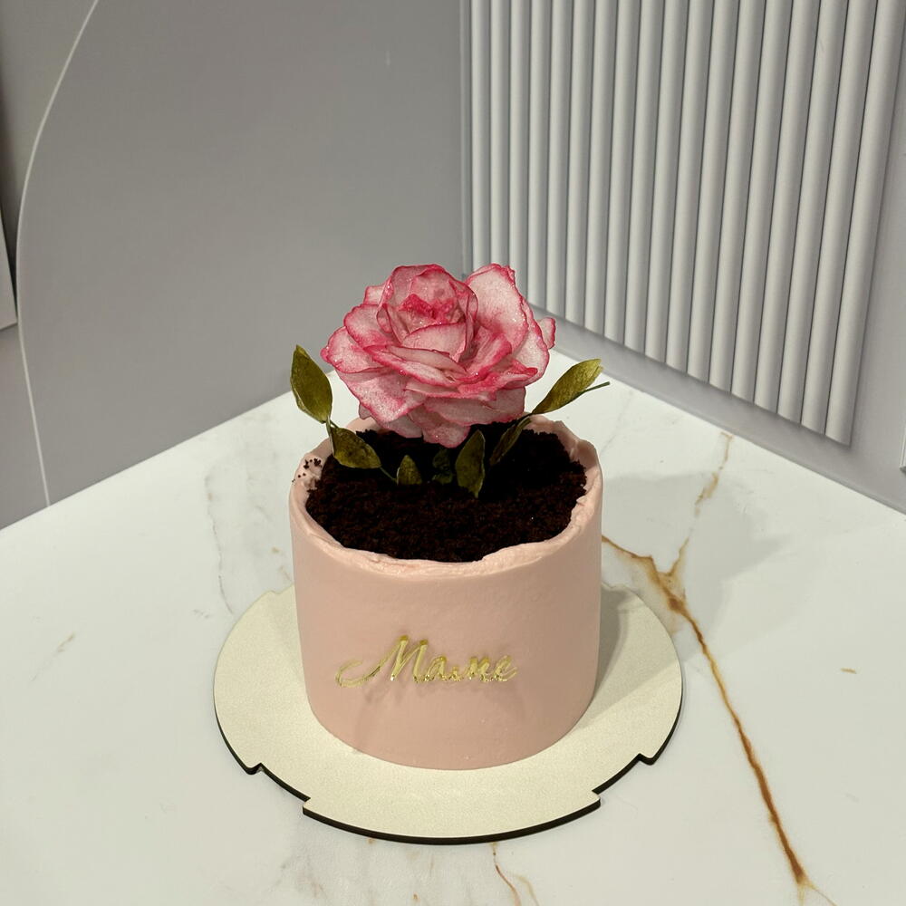 Бенто торт с цветком для Мамы