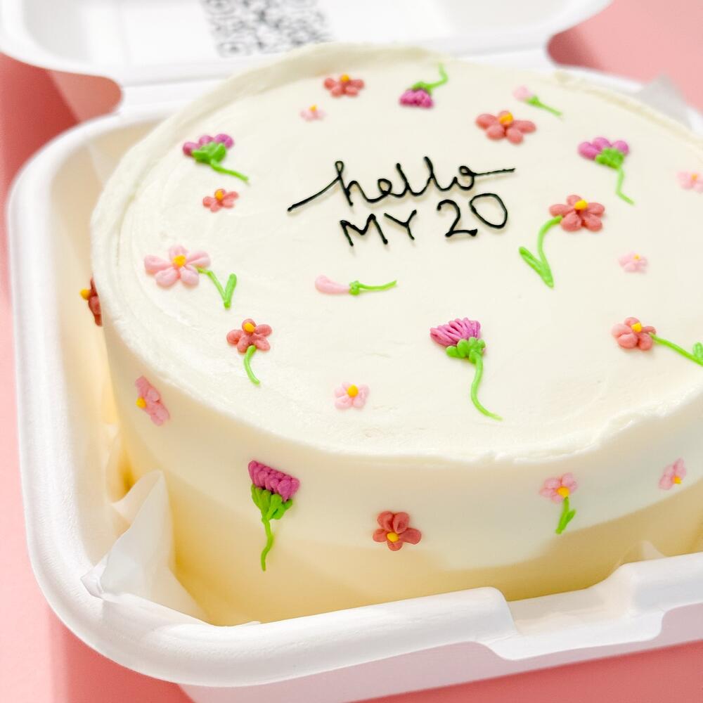 Бенто-торт «С цветочками»