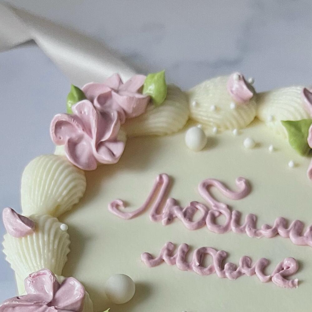 Бенто торт с цветочками день мамы