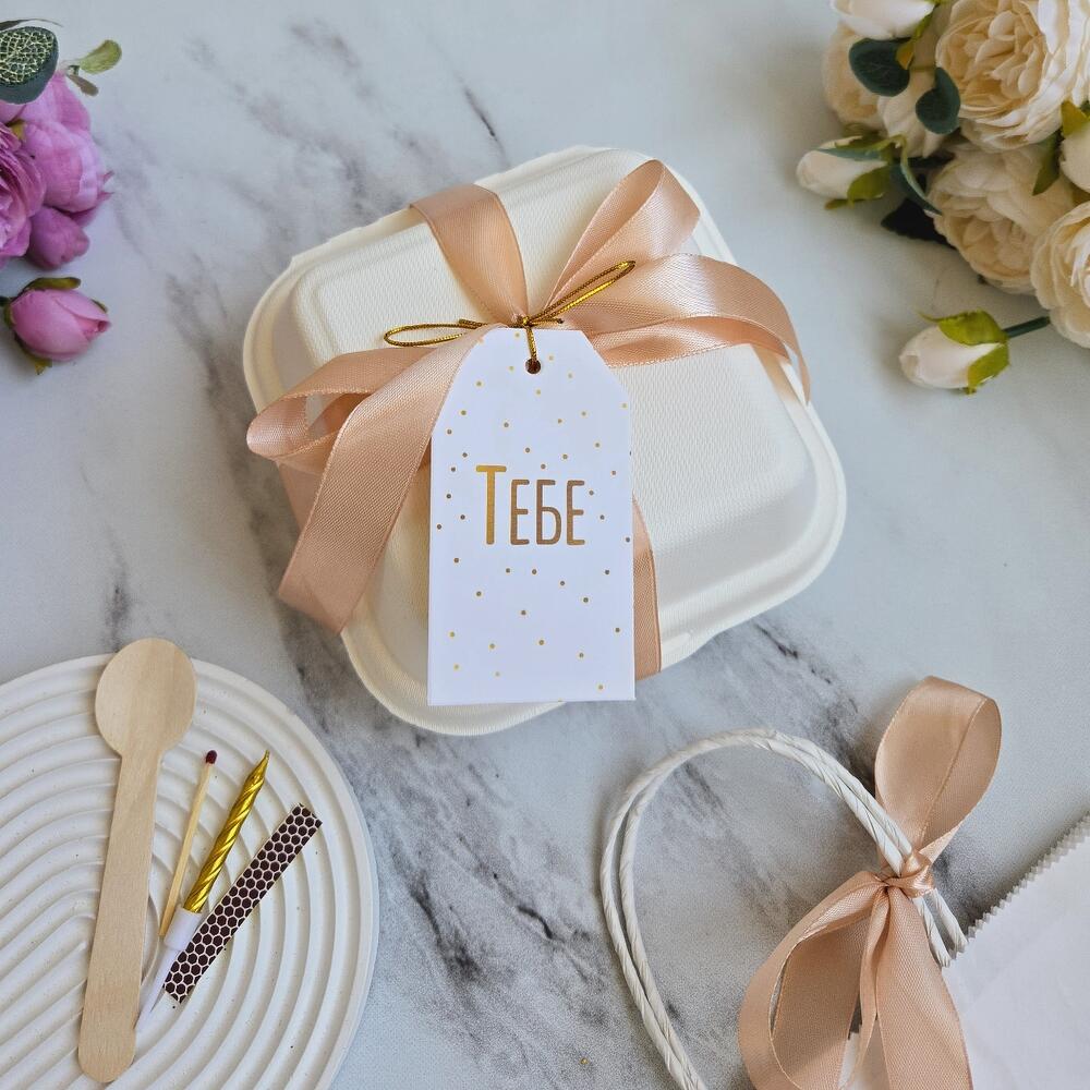 Бенто торт с вашей надписью и дизайном