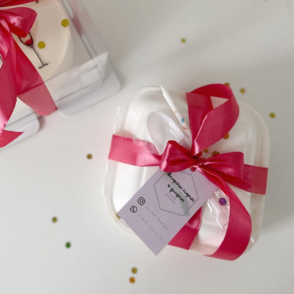 Бенто торт с вином