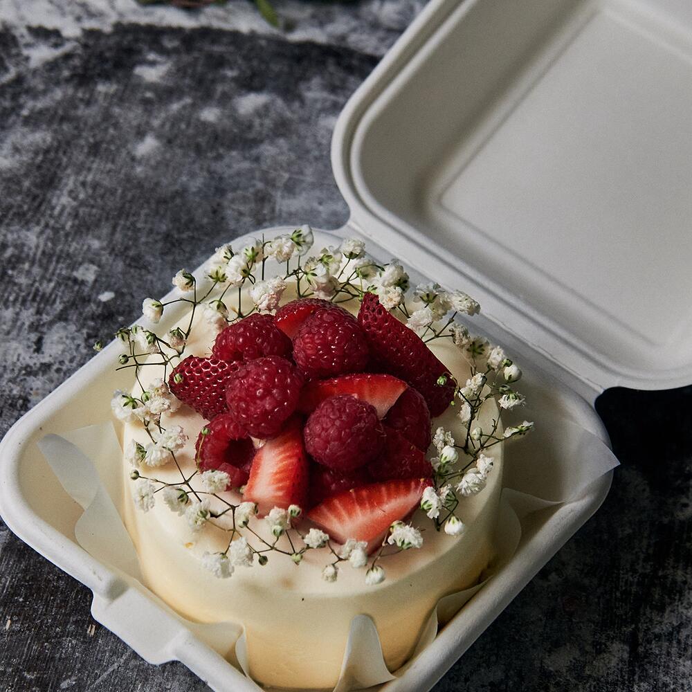 Бенто-торт с ягодками