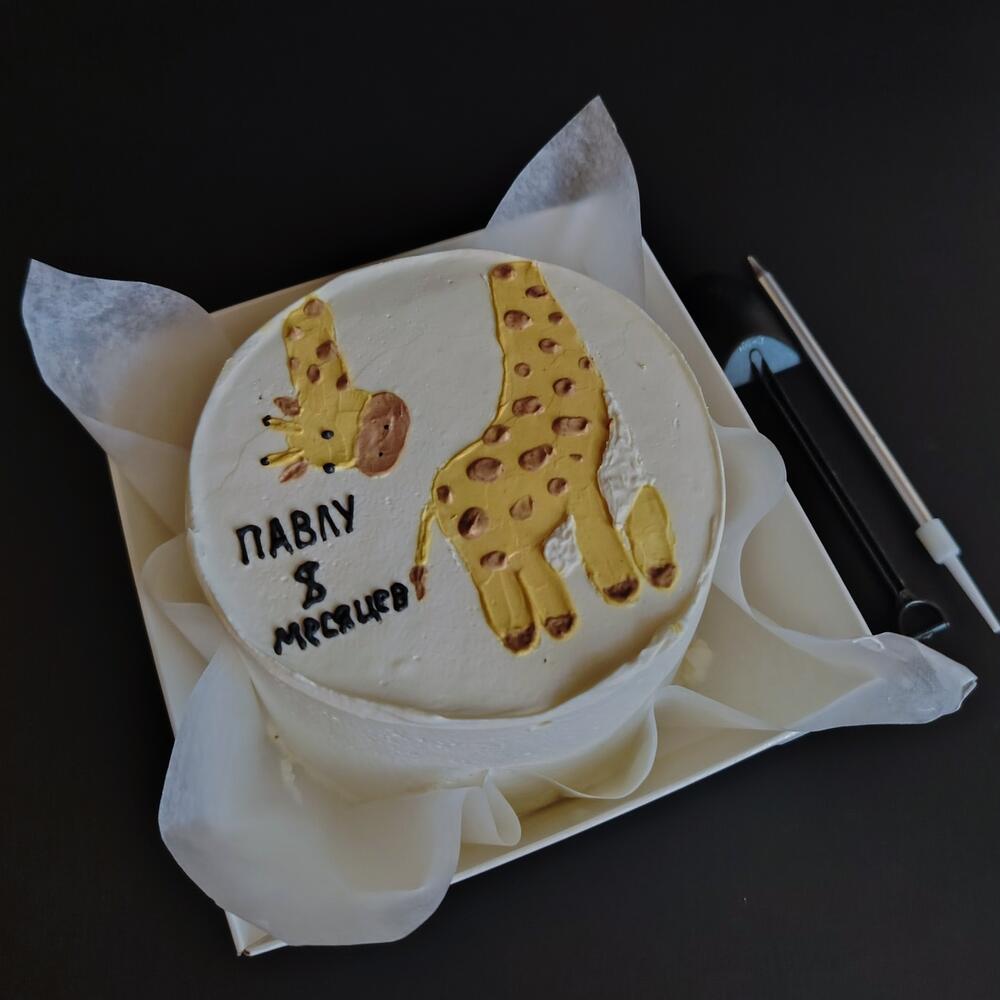 Бенто-торт с жирафом