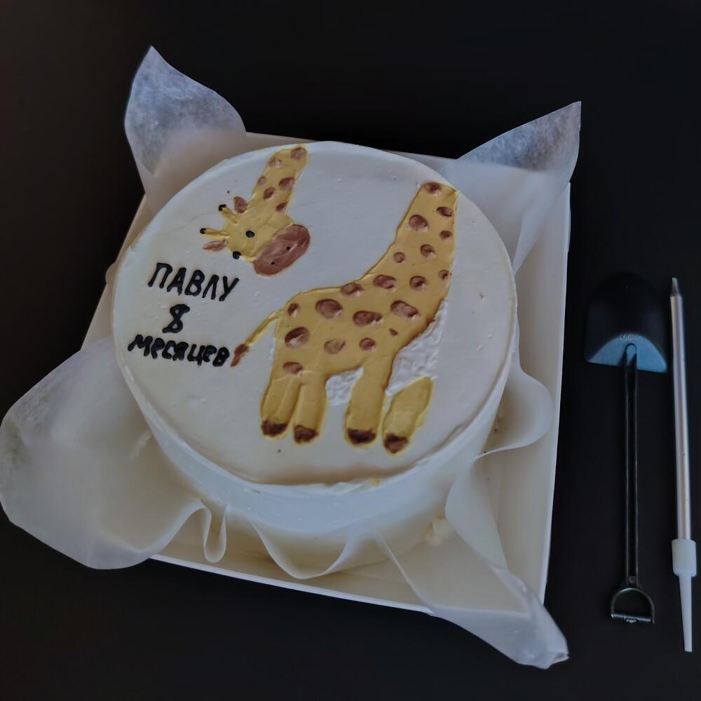 Бенто-торт с жирафом