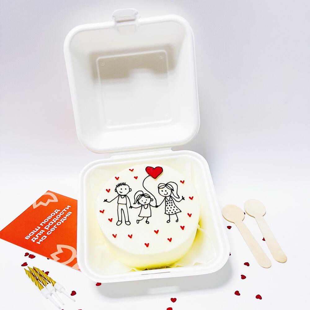 Бенто торт семья