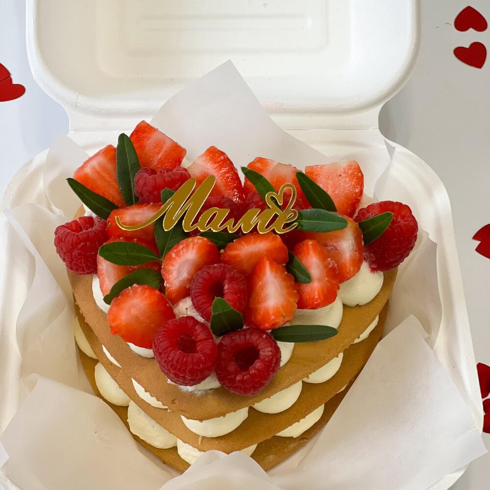 Бенто торт сердце