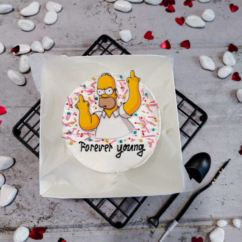 Бенто торт симпсон