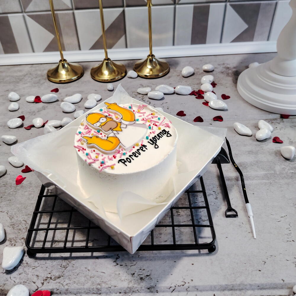 Бенто торт симпсон