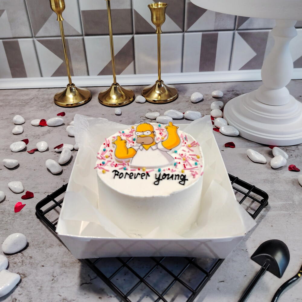 Бенто торт симпсон