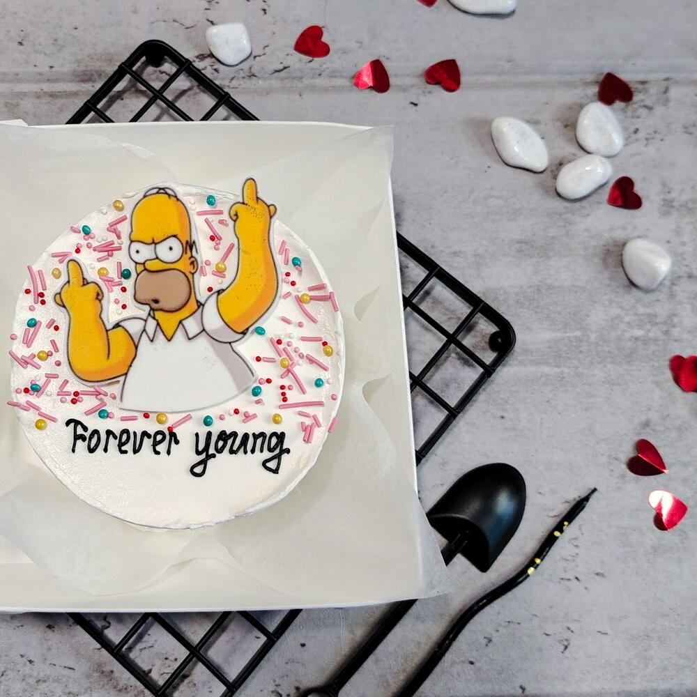 Бенто торт симпсон