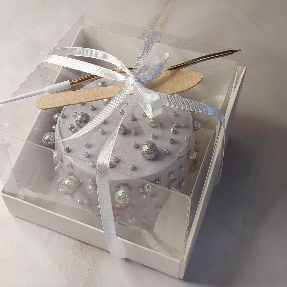 Бенто-торт "Смородина-лимон"