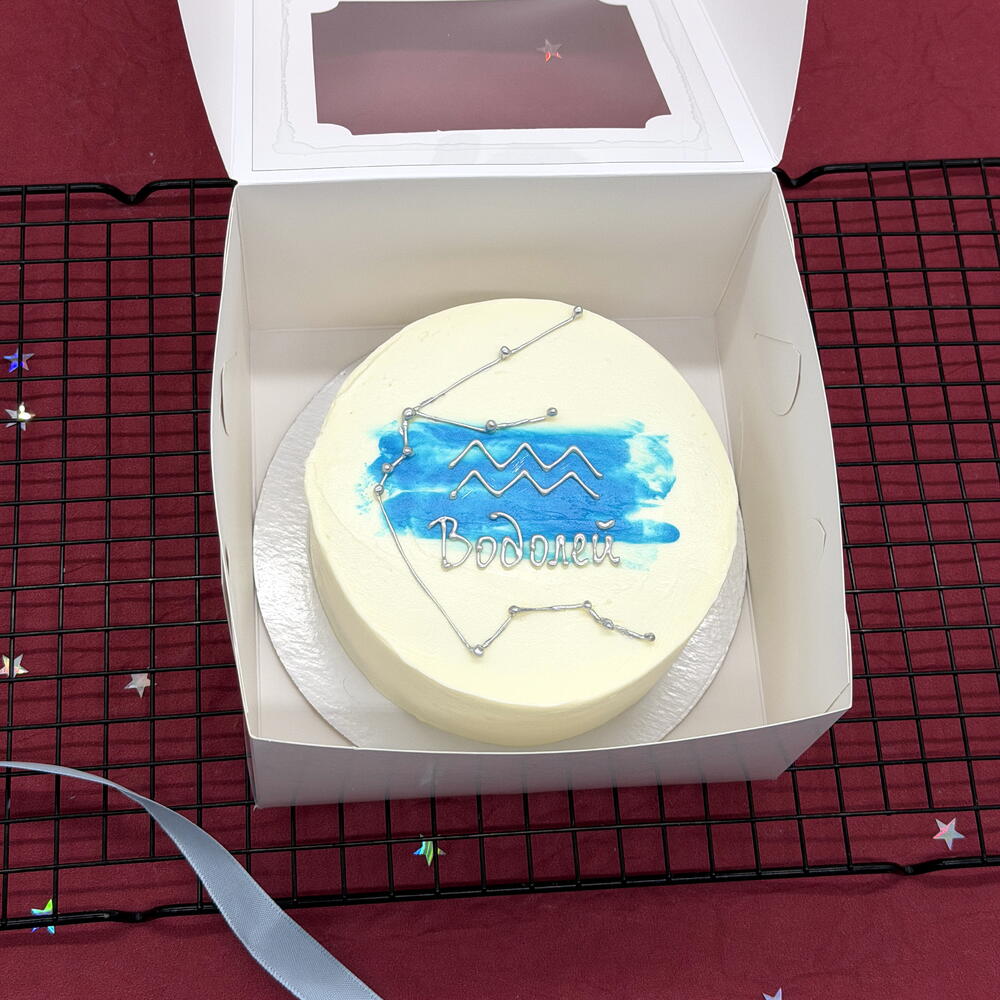 Бенто торт "Созвездие" на День рождения любимому Водолею