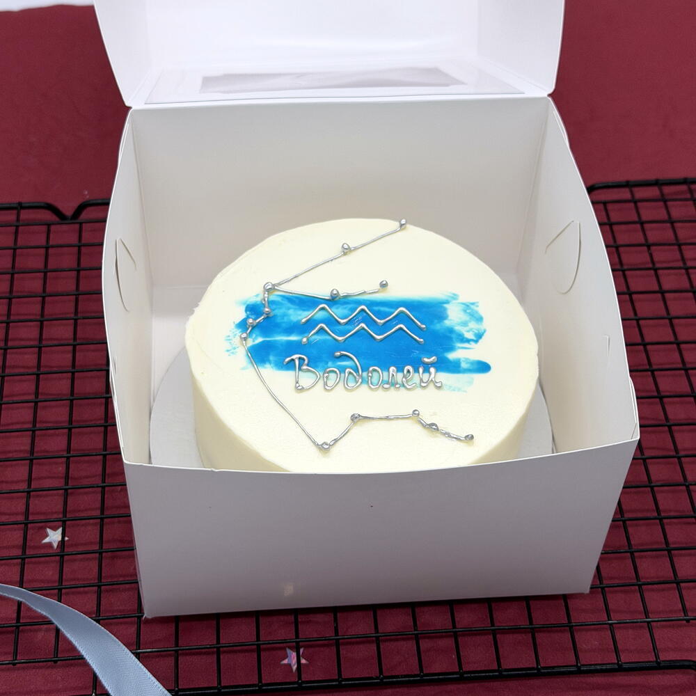 Бенто торт "Созвездие" на День рождения Водолею