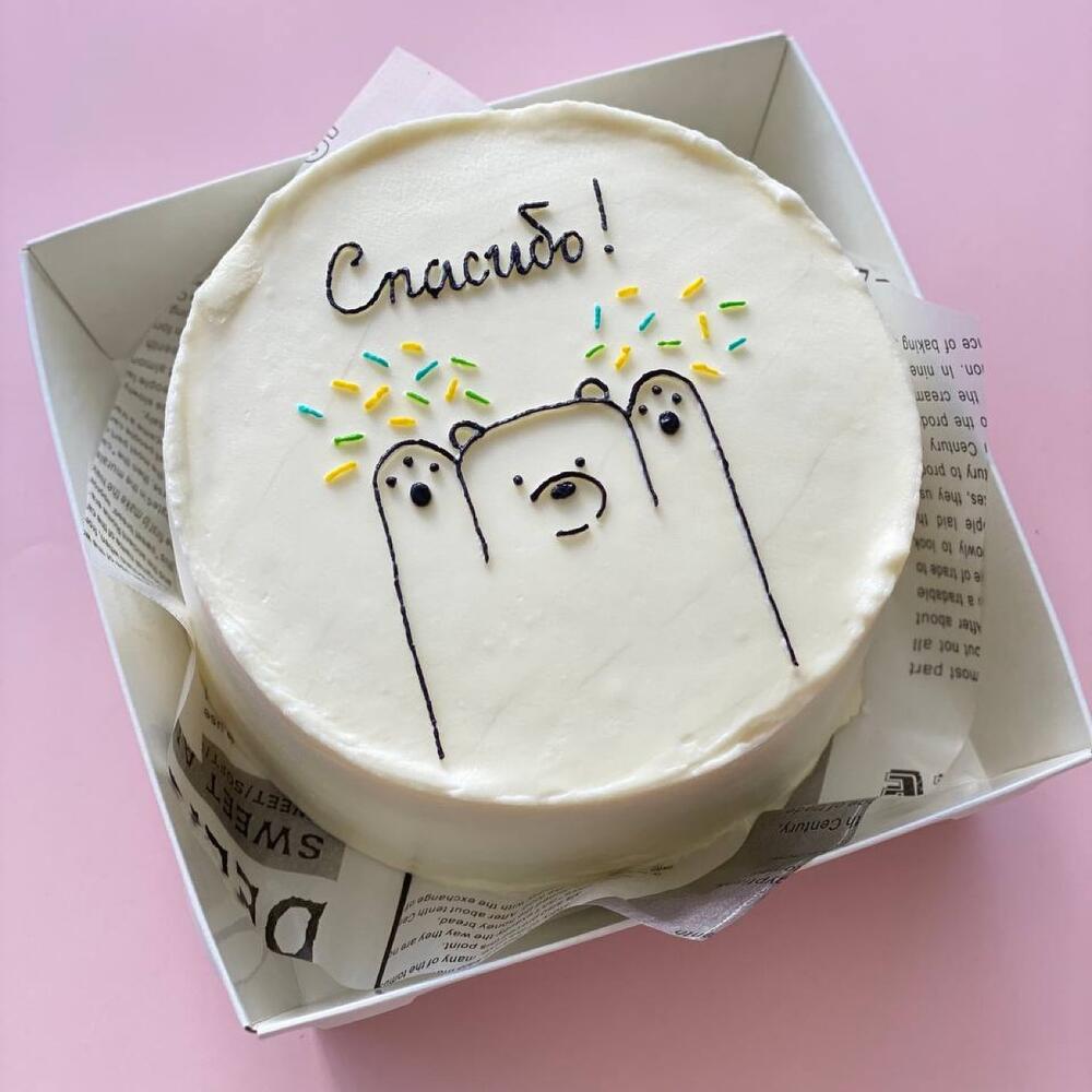 Бенто торт «Спасибо»