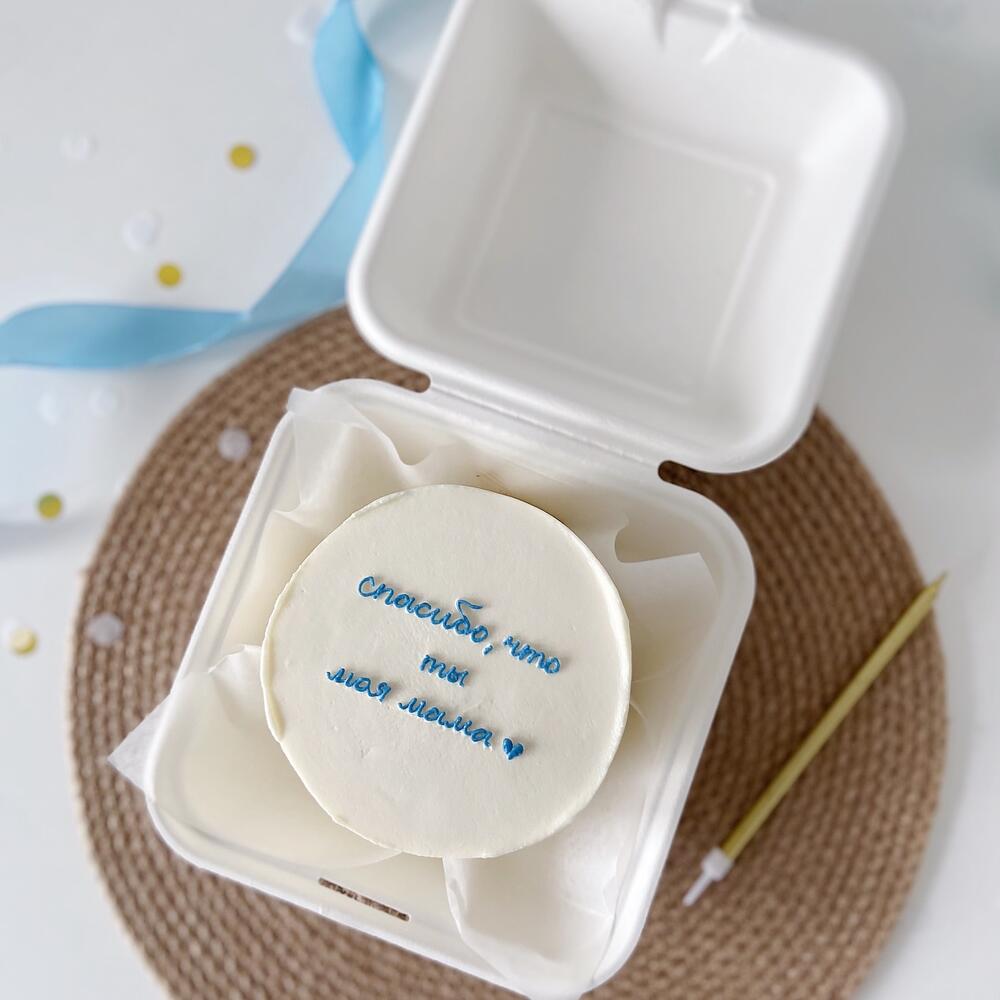 Бенто торт «спасибо, что ты моя мама» для мамы