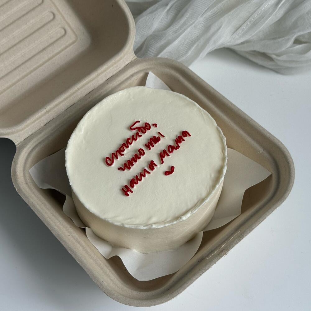 Бенто торт «спасибо, что ты наша мама»