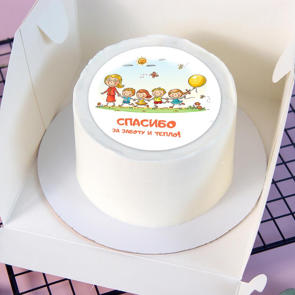 Бенто торт Спасибо в подарок учителю, няне, маме, бабушке