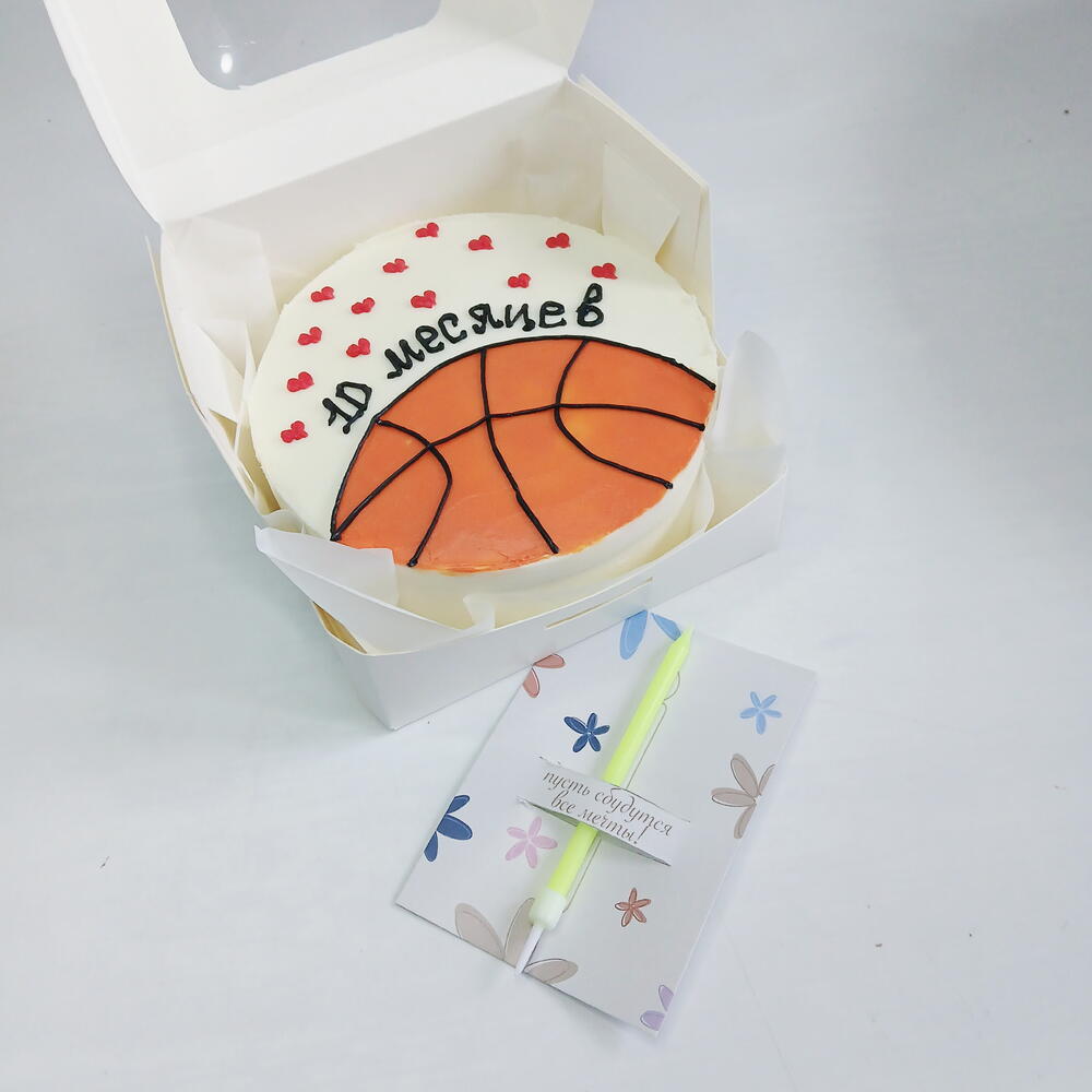 Бенто торт , спорт, баскетбол,малышу 10 месяцев