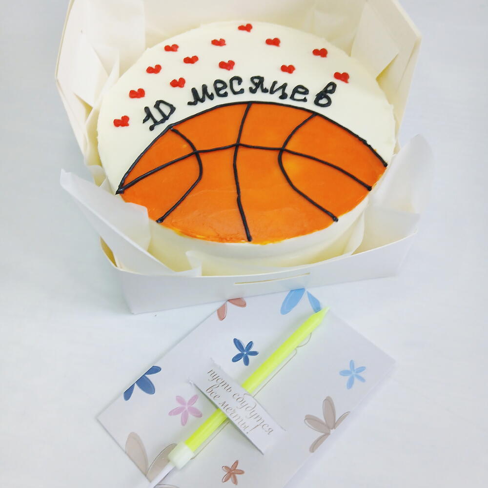 Бенто торт , спорт, баскетбол,малышу 10 месяцев