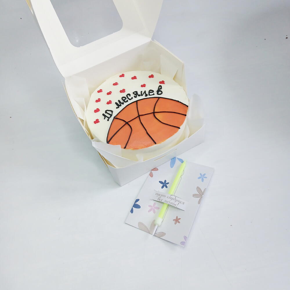 Бенто торт , спорт, баскетбол,малышу 10 месяцев