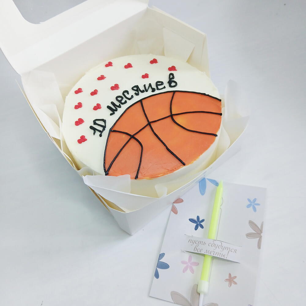 Бенто торт , спорт, баскетбол,малышу 10 месяцев