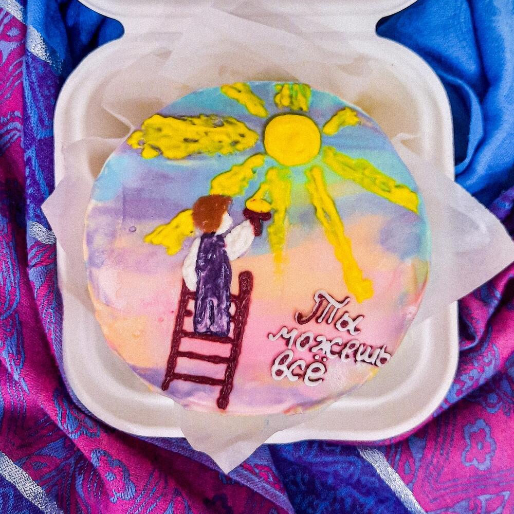 Бенто торт "Цитрусовый сорбет"