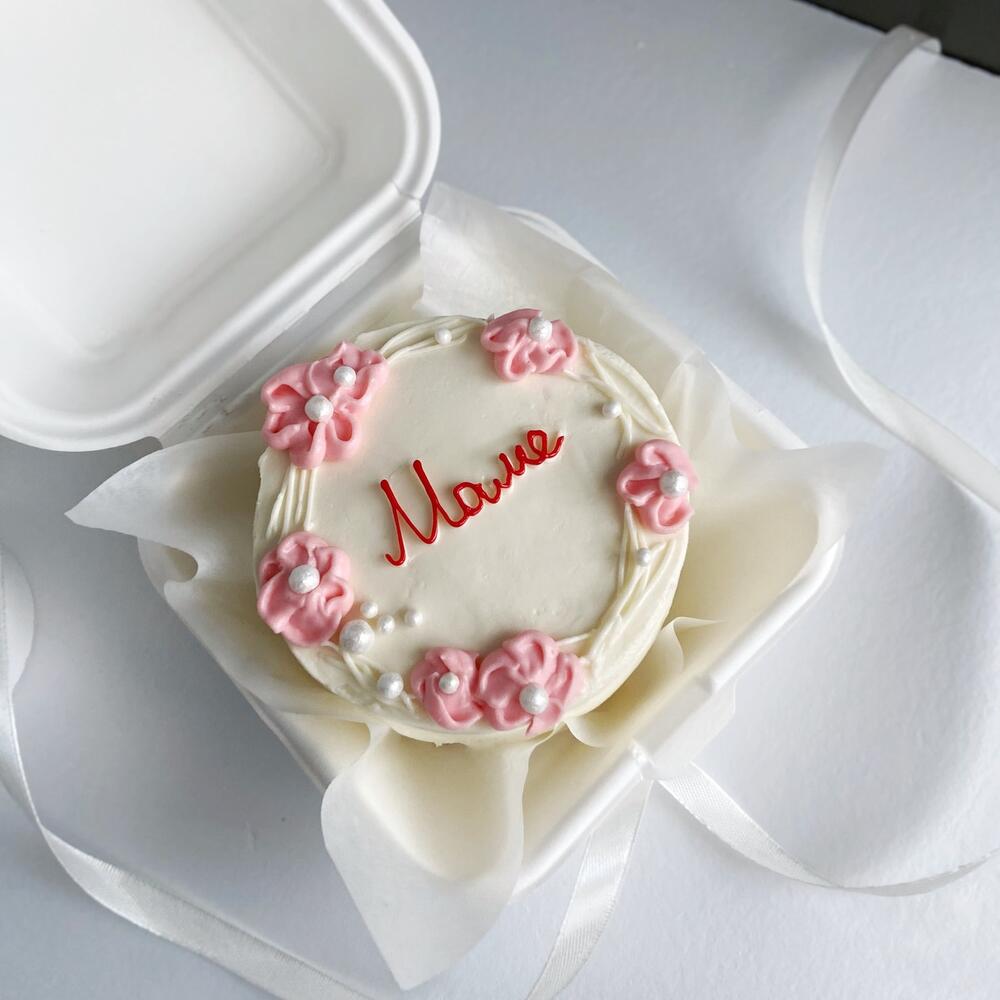 Бенто торт цветами. Подарок маме