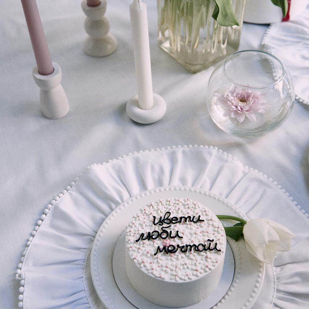 Бенто-Торт "Цвети, люби, мечтай" для подруги или мамы