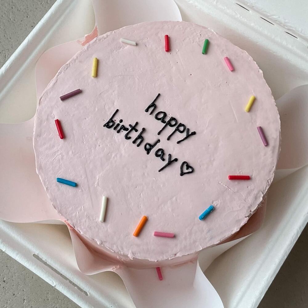 Бенто-торт «Цветное конфетти»