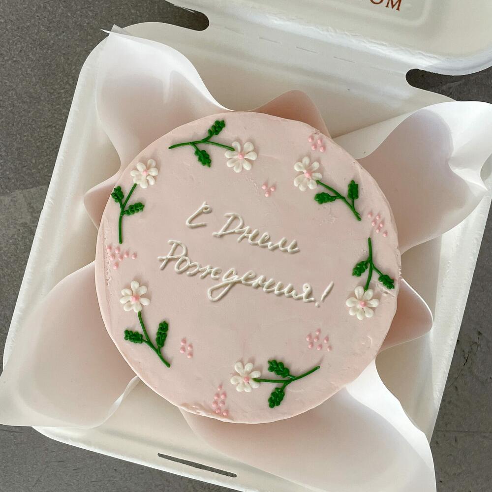 Бенто-торт «Цветочное поле»