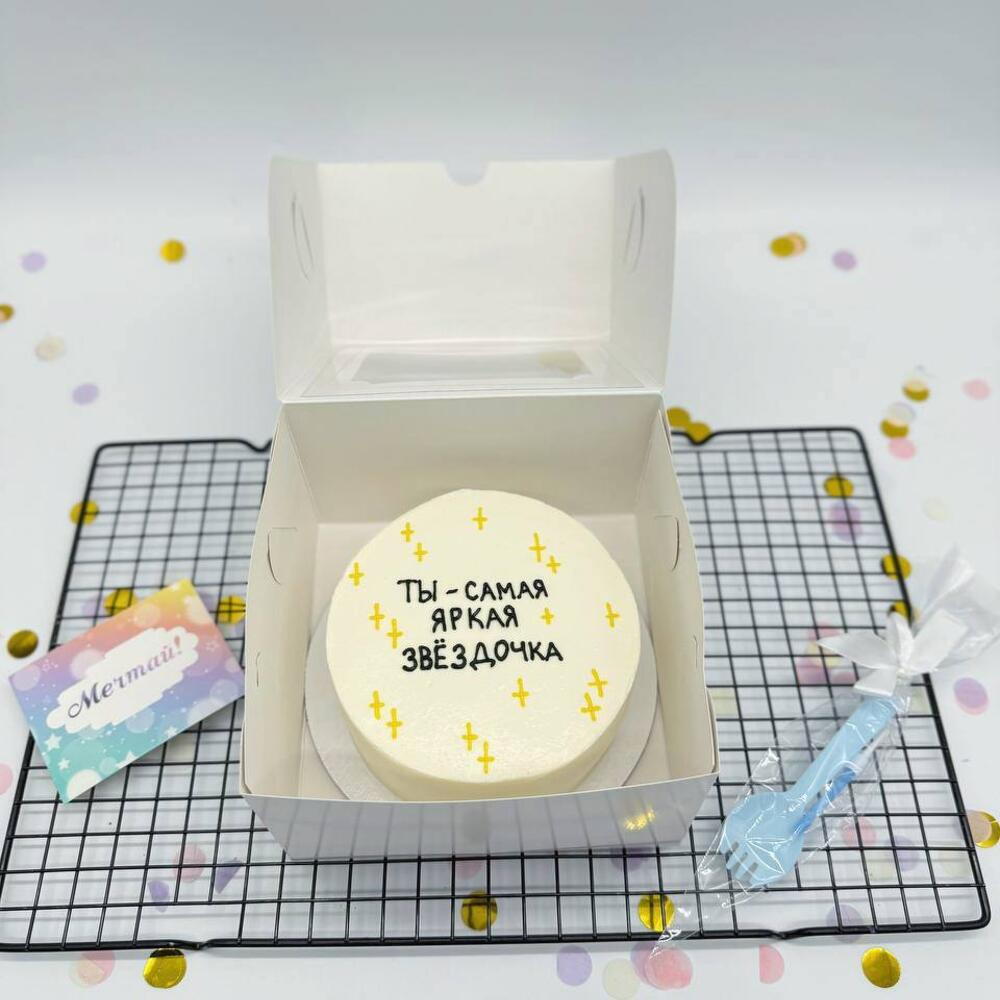 Бенто торт "Ты - Звездочка" в подарок своей любимой