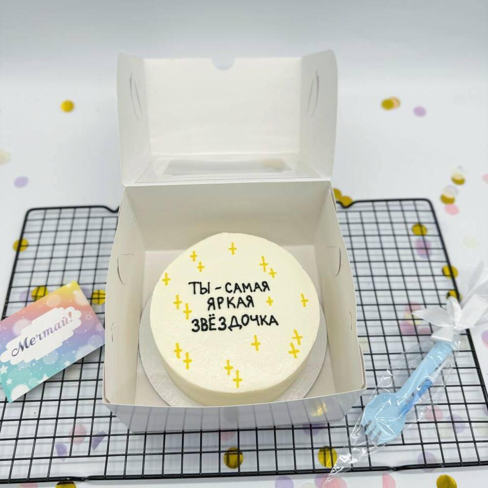 Бенто торт "Ты - Звездочка" в подарок своей любимой
