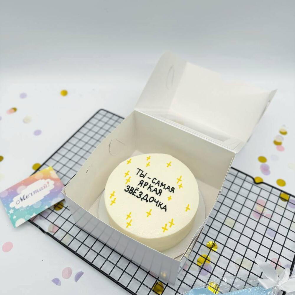 Бенто торт "Ты - Звездочка" в подарок своей любимой