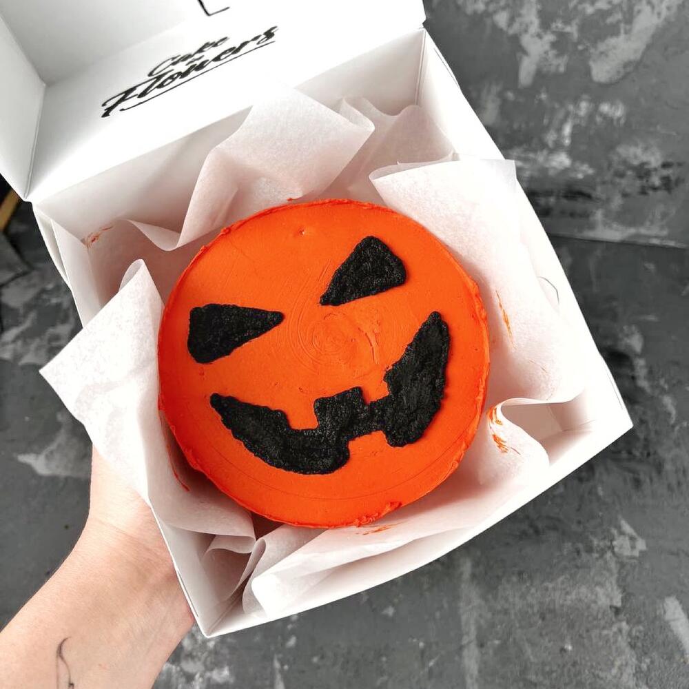 Бенто торт тыква