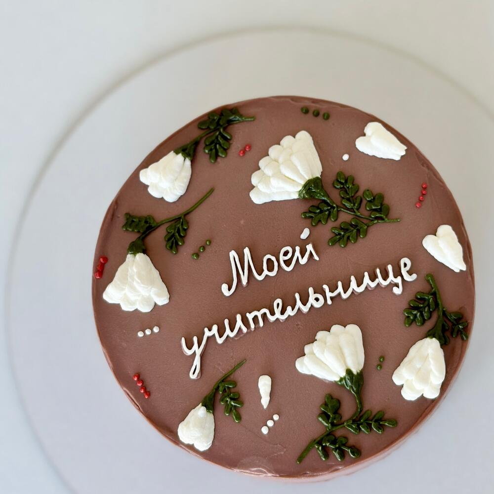 Бенто торт учителю учительнице нежный