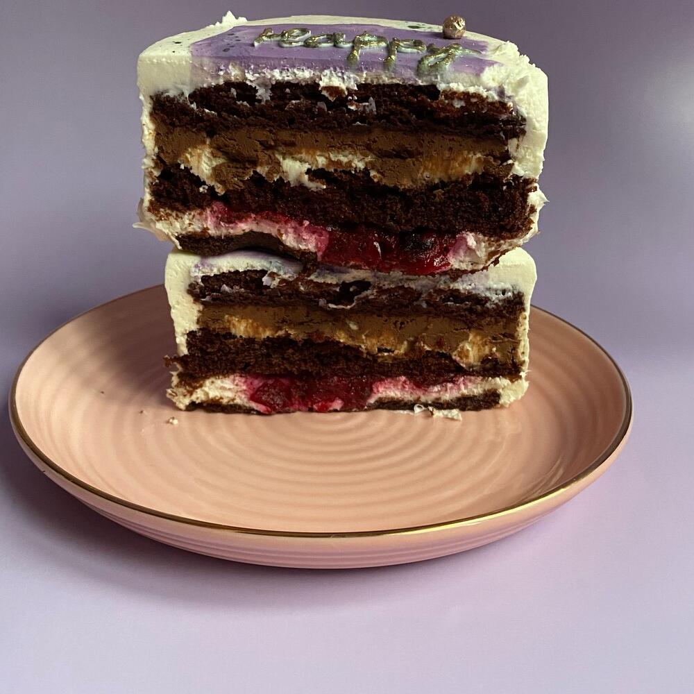 Бенто торт «улыбнись» для друга , девушки , парня