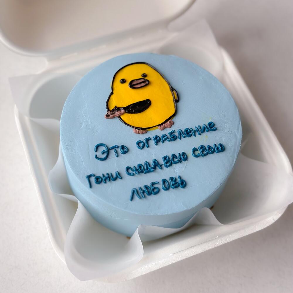 Бенто торт утенок