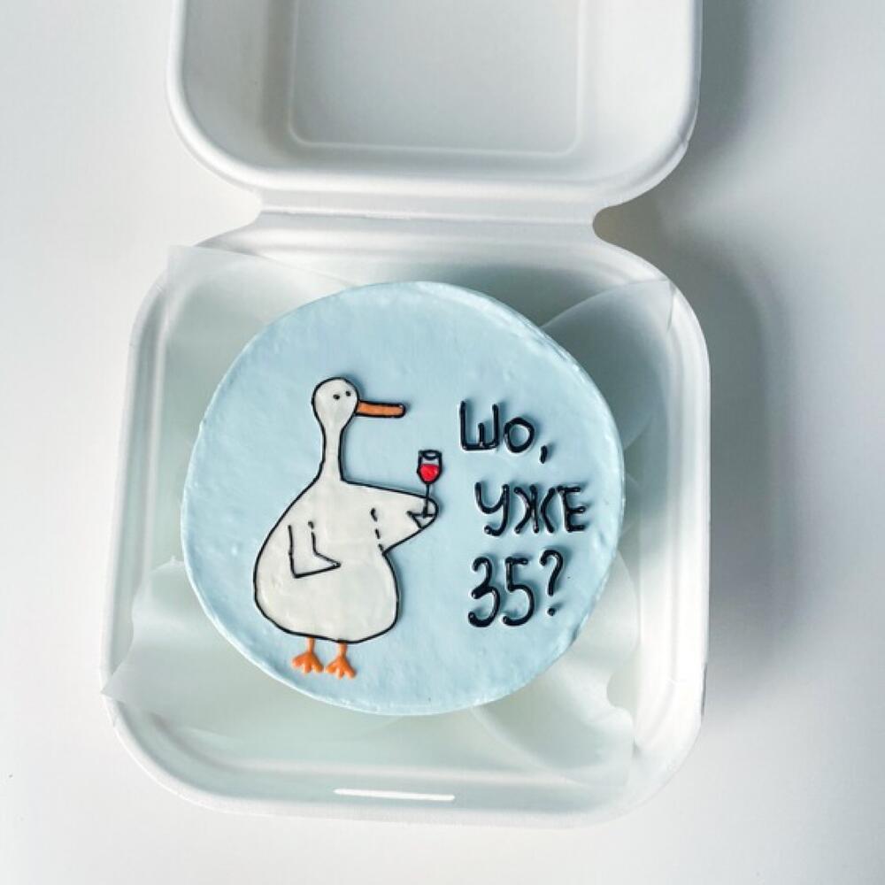 Бенто торт Утка