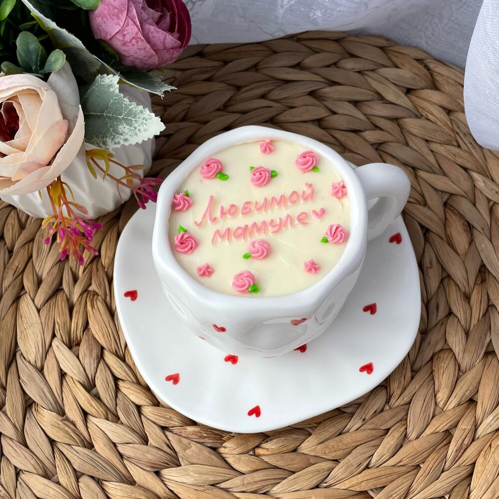 Бенто торт в чайной паре для Мамы, маме, мамуле