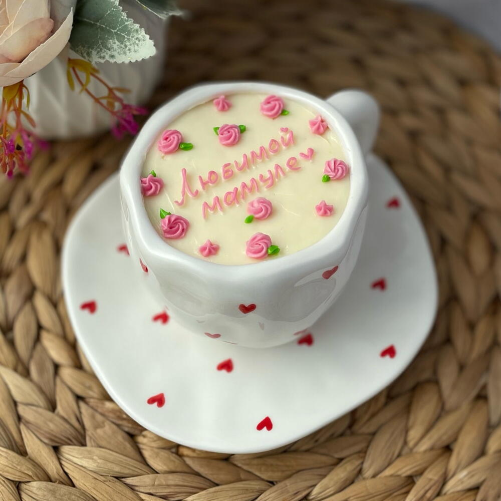 Бенто торт в чайной паре для Мамы, маме, мамуле