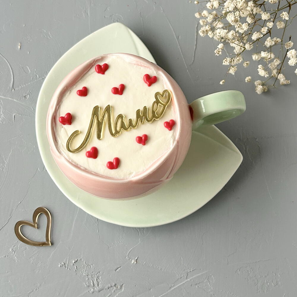 Бенто торт в кружке