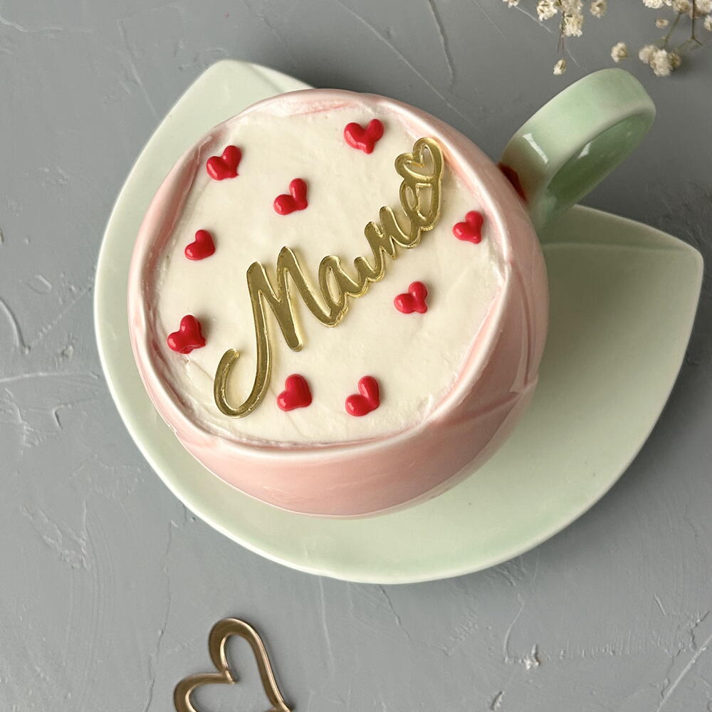 Бенто торт в кружке