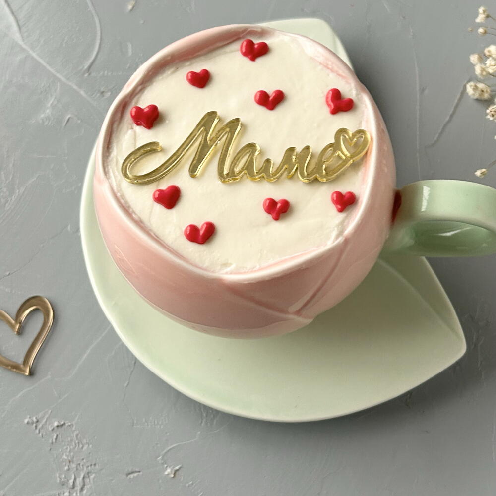 Бенто торт в кружке