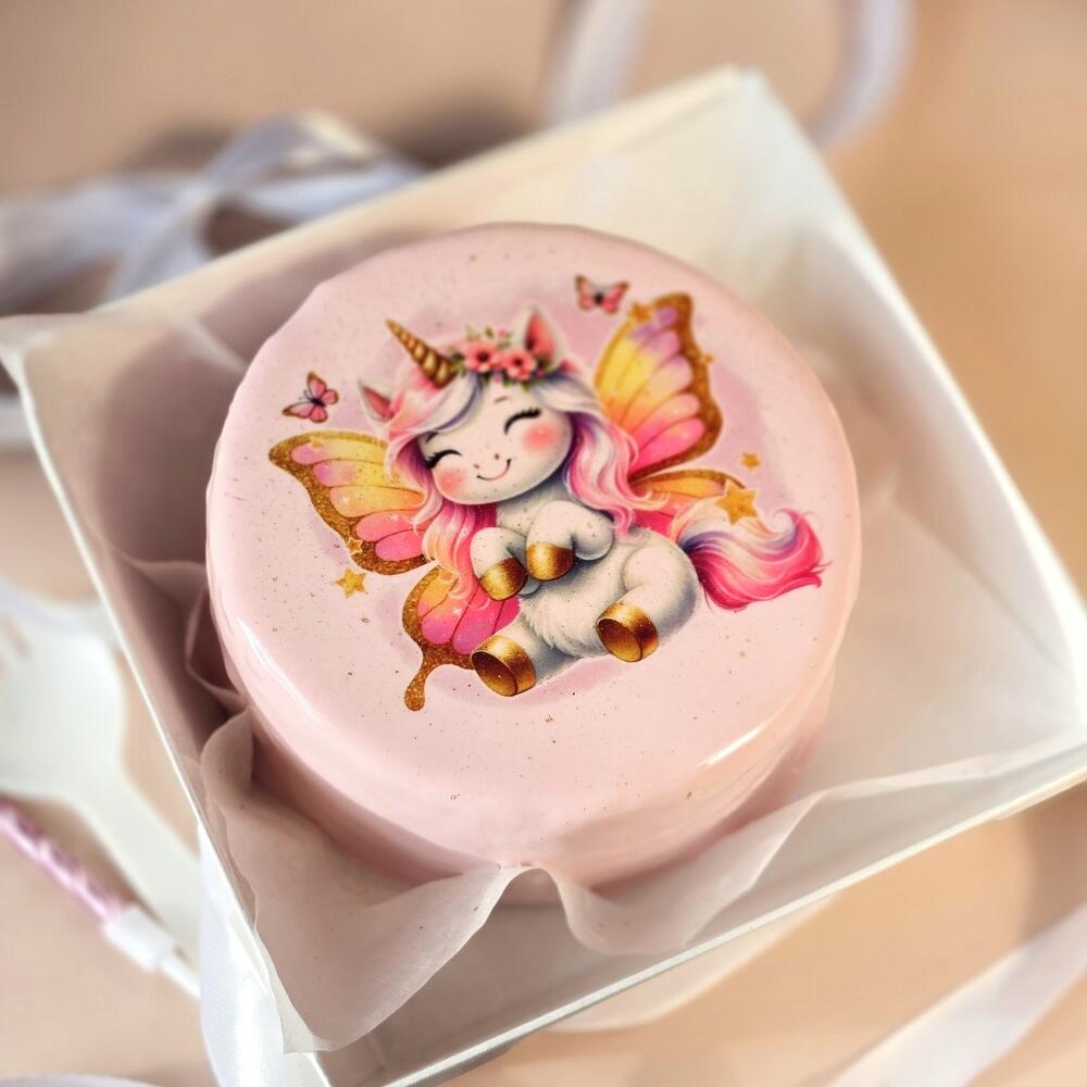 Бенто торт в подарок с единорогом