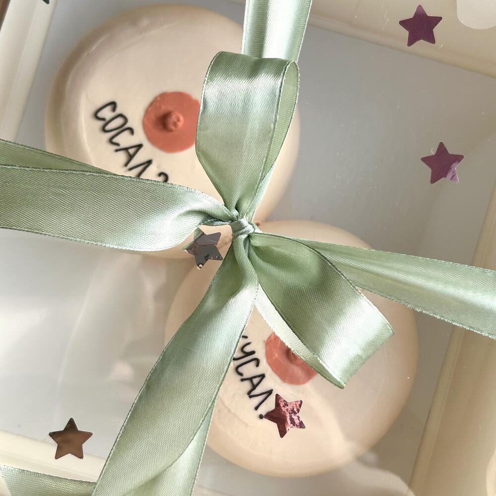 Бенто-торт в виде женской груди, для возлюбленного/парня/мужа, на день рождения