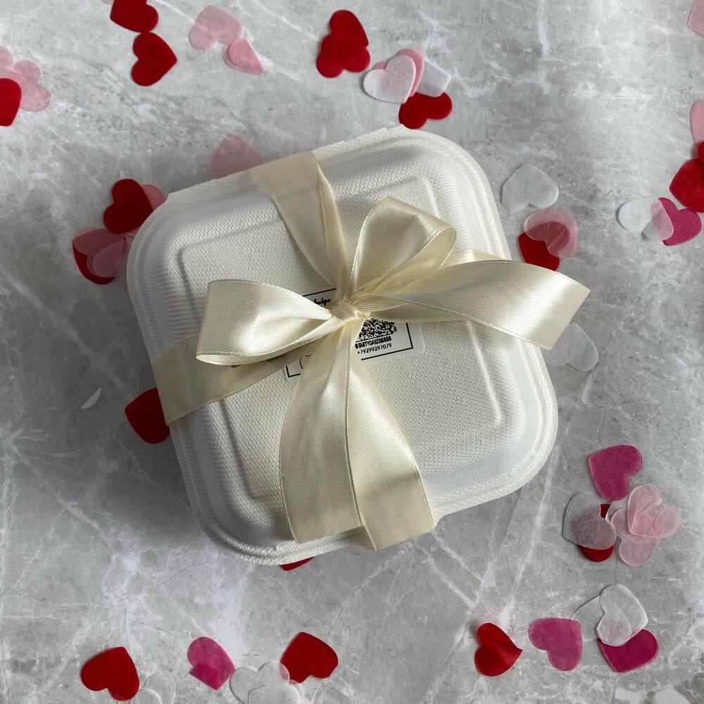 Бенто-торт ваниль манго для ребенка, подруги, мамы