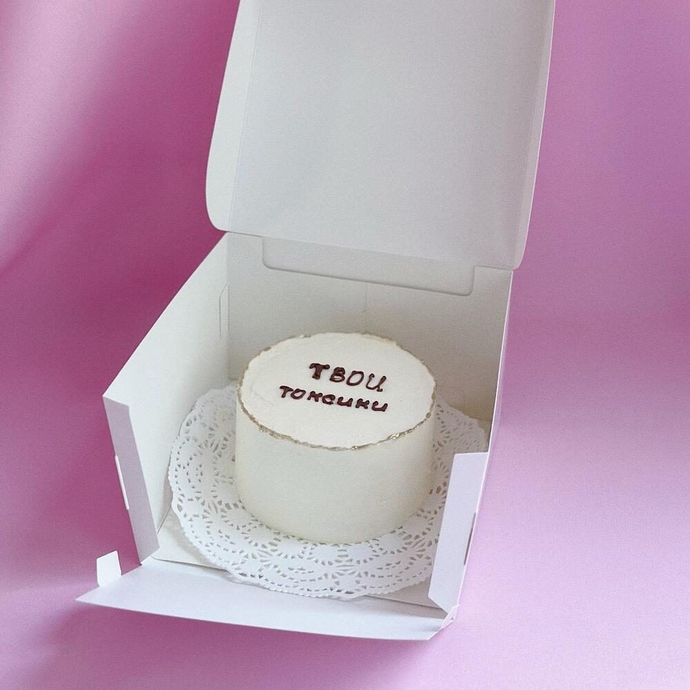 Бенто торт ванильный